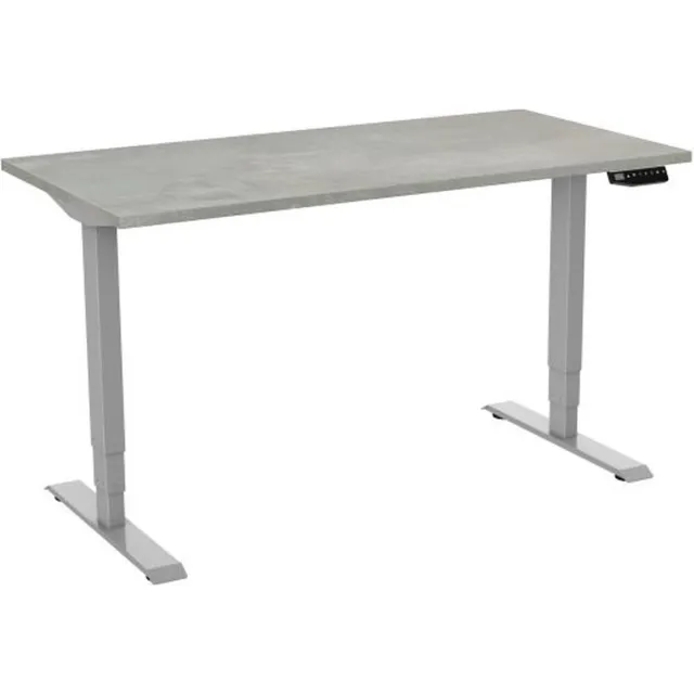 Game Hero Marvel Bureau Elektrisch Verstelbaar 2 Motorig - Grijs Frame - Oxyd Blad - 160 x 80 cm