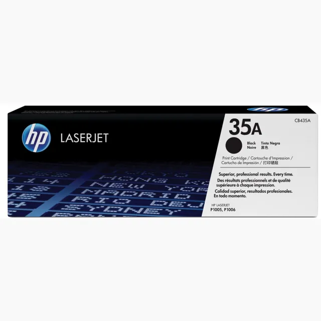 Hp toner 35A, 1 500 pagina's, OEM CB435A, zwart