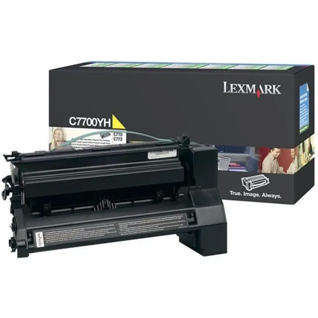 Lexmark E12 C770 C772 toner cartridge Geel