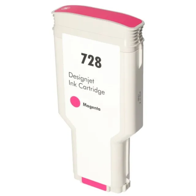 PrintAbout Huismerk HP F9J66A (728) Inktcartridge Magenta Hoge capaciteit