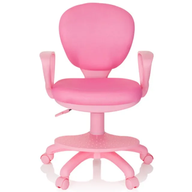 hjh office Kinder bureaustoel KID COLOUR stof roze hjh OFFICE