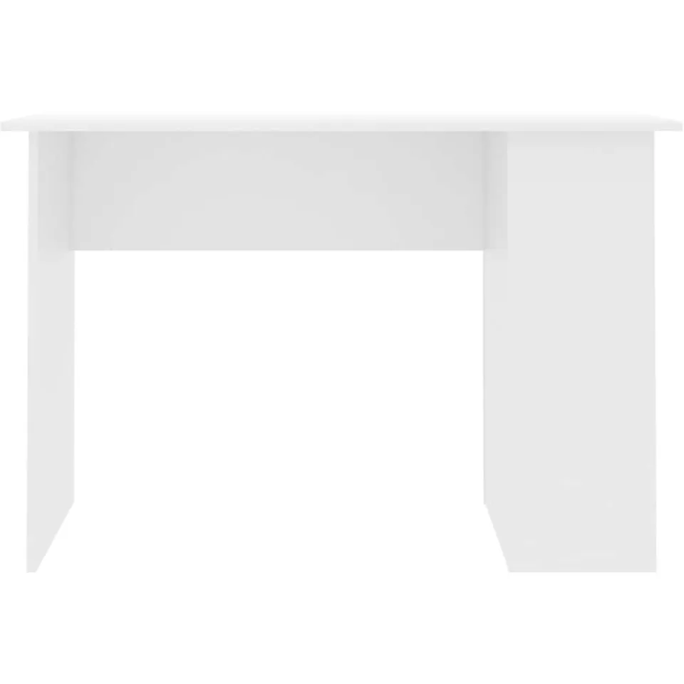 vidaXL Bureau 110x60x73 cm bewerkt hout wit