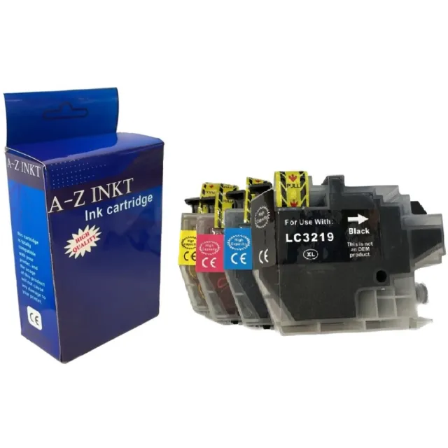 AtotZinkt LC-3219XL AtotZinkt Huismerk Cartridge Brother LC 3219XL /LC-3217XL, multipack van 4 kleuren (1*BK, C, M en Y) voor Brother MFC-J5330 DW, J5730DW, J5930DW, J6530DW, J6535DW, J6930DW, J6935DW Hoge capaciteit