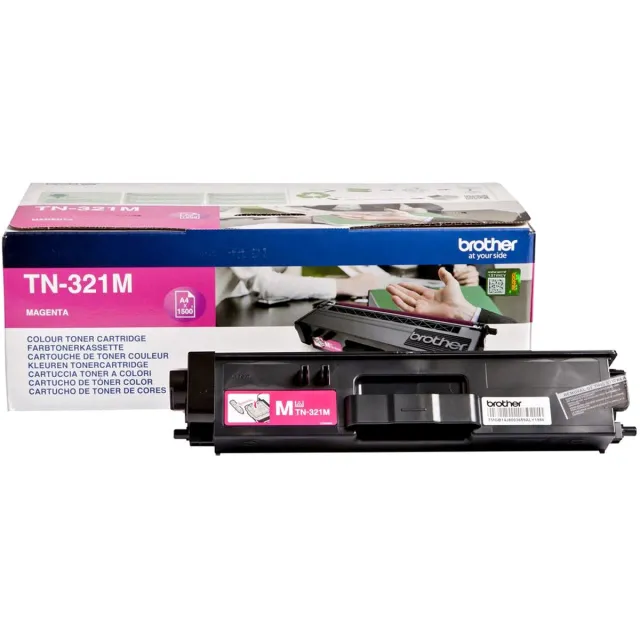 Brother TN-321M tonercartridge Zwart, Magenta