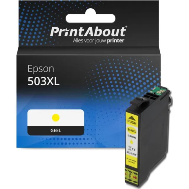 PrintAbout Huismerk Epson C13T09R44010 (503XL) Inktcartridge Geel Hoge capaciteit