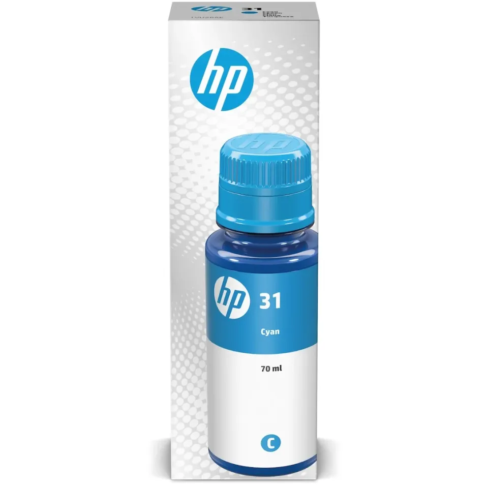 Hp 31 inktfles cyaan