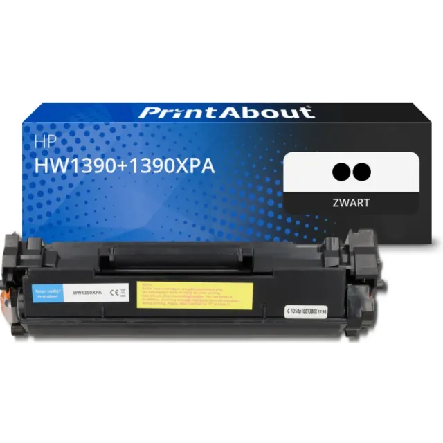 PrintAbout huismerk Toner HW1390+1390XPA (139X) Zwart Multipack Hoge capaciteit Geschikt voor HP
