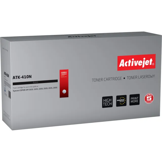 ActiveJet Toner Activejet ATK-410N (replacement Kyocera TK-410; Supreme; 15 000 pages; Black) Zwart