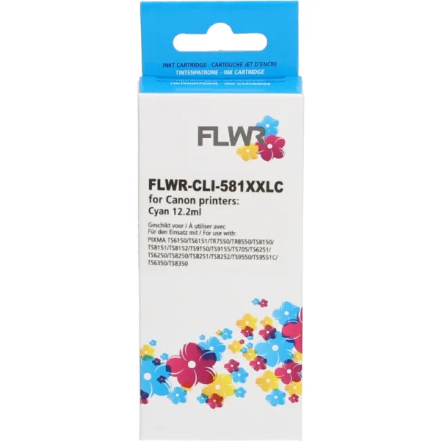 FLWR Canon CLI-581XXL cyaan (Compatible XXL)