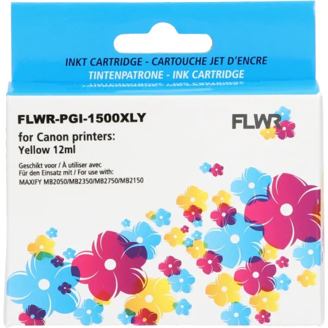 FLWR Canon PGI-1500XL geel (Huismerk (compatible))