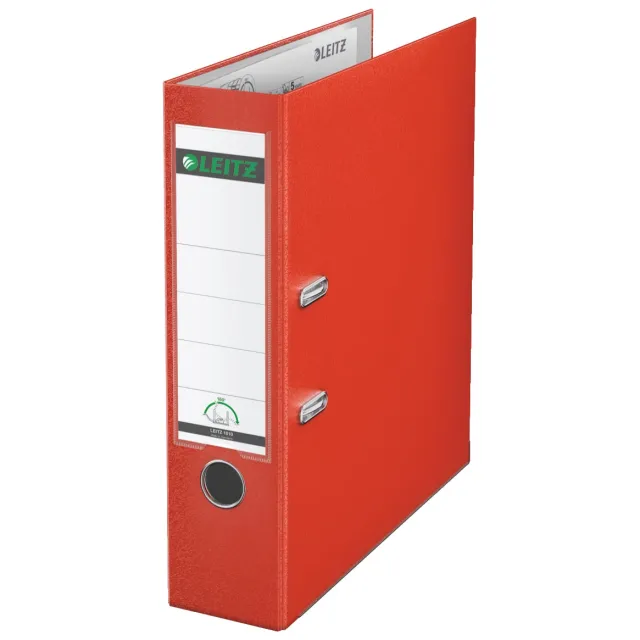 Leitz 180° ordner, A4, uit PP, rug van 8 cm, lichtrood