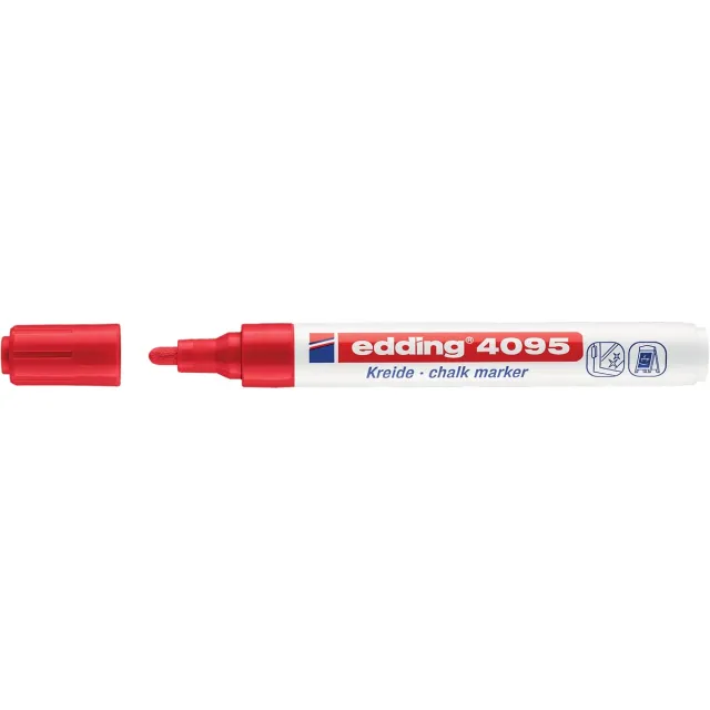 Edding Krijtmarker e-4095 rood
