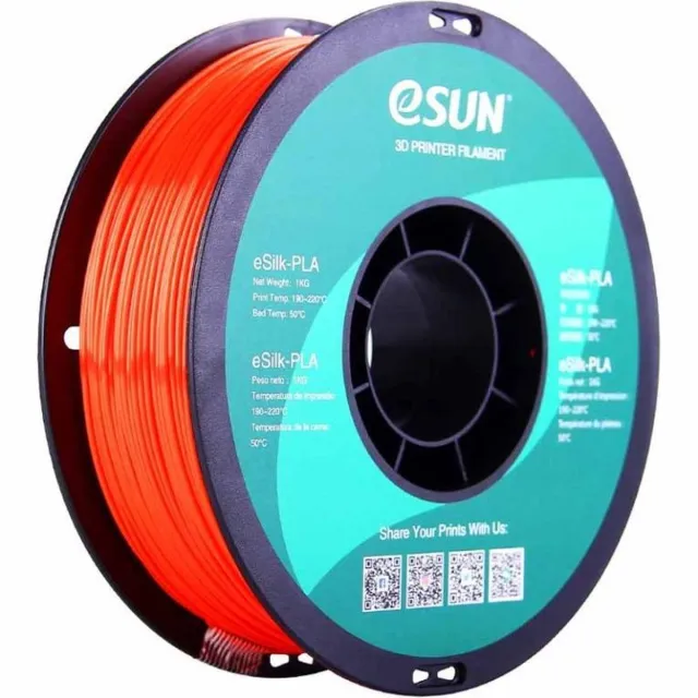 ESUN eSilk-PLA Jacinth - 1 kg - 1.75 mm - 3D printer en 3D pen filament