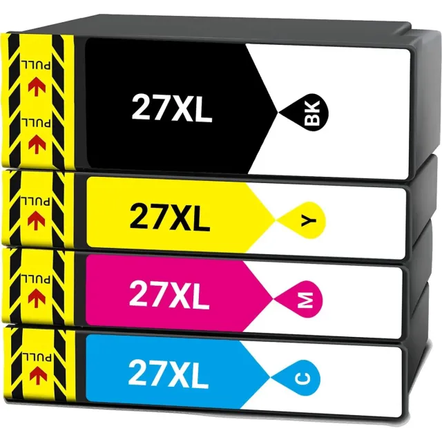 G&G Voordeelset - Vervanger voor Epson 27 XL T2716 Black, Cyan, Magenta, Yellow