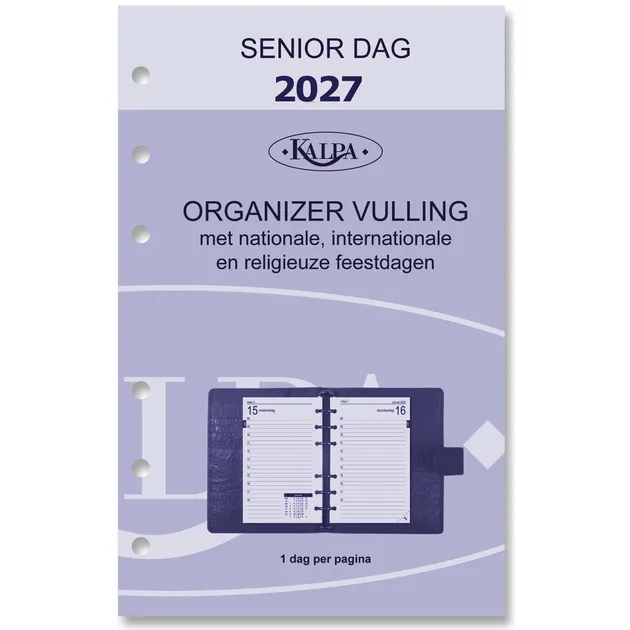Kalpa Agendavulling 2027 Kalpa Senior 1dag/1pagina