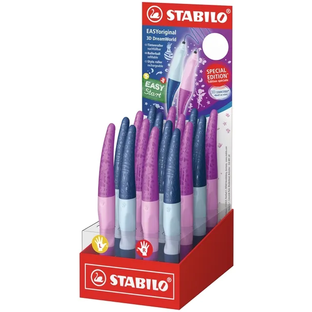 Stabilo Rollerpen STABILO Easyoriginal 3D DreamWorld medium assorti