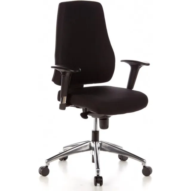 hjh office Pro-Tec200 - Bureaustoel - Stof - Zwart