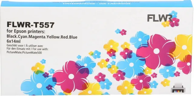 Epson FLWR - Cartridges / Epson T557 picturepack / zwart en kleur / Geschikt voor Epson