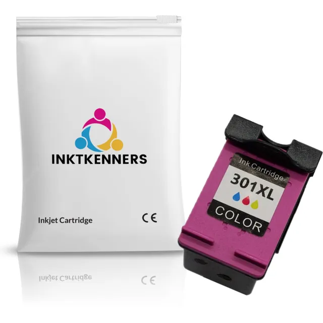 Inktkenners Inktcartridges Kleur Geschikt voor HP 301 / 301XL TRI-color (18ml)