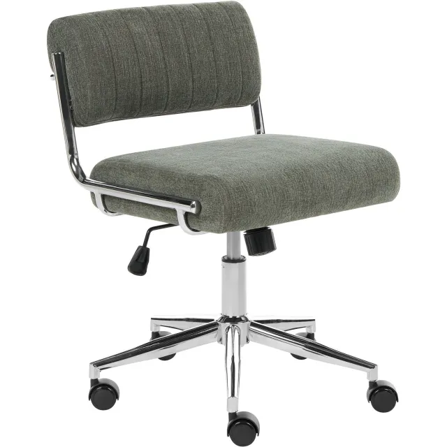 Beliani ARLOFT - Bureaustoel - Olijfgroen - Polyester