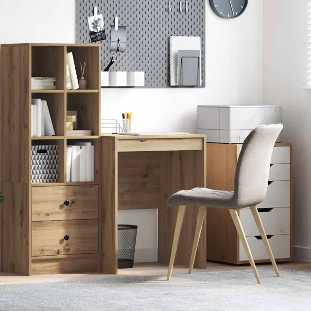 vidaXL Bureau Artisan Eiken 60 x 50 x 76 cm, foto 2