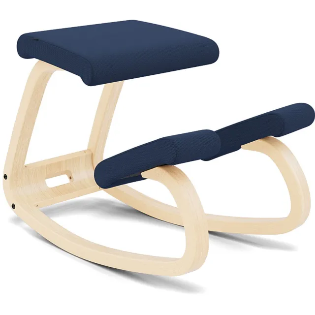 Varier Stokke Variable Balans kniestoel Blauw/Naturel Tonal