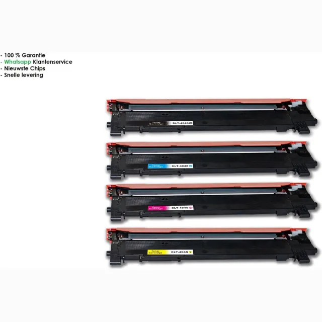 AtotZinkt premium XL Multipack van 4 Laser toner cartridges voor Samsung CLT-K404S, CLT-C404S, CLT-M404S en CLT-Y404S | Geschikt voor Samsung SL C430, C430W, C430W, C480, C480FN, C480FW, C480W, Samsung Xpress C480, C480FN, C480FW, C480W, C430, C430W