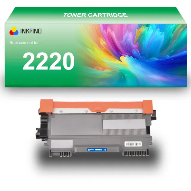 INKFIND TN-2220 tonercartridge compatibel met Brother 2220 TN2220 2210 TN-2210 TN-2220 2010 TN2010 - 1-pack Zwart Zwart x 1