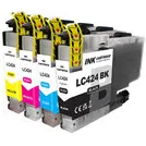 Brother Huismerk Brother LC-424 Inktcartridges Multipack (zwart + 3 kleuren)
