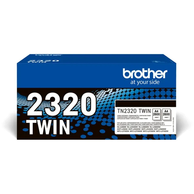 Brother Original Ink Cartridge Brother TN-2320TWIN Black Zwart