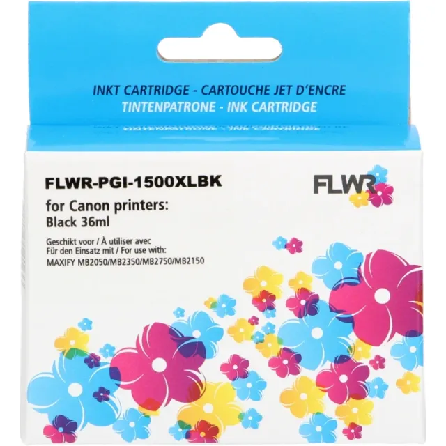 FLWR Canon PGI-1500XL zwart (Huismerk (compatible))