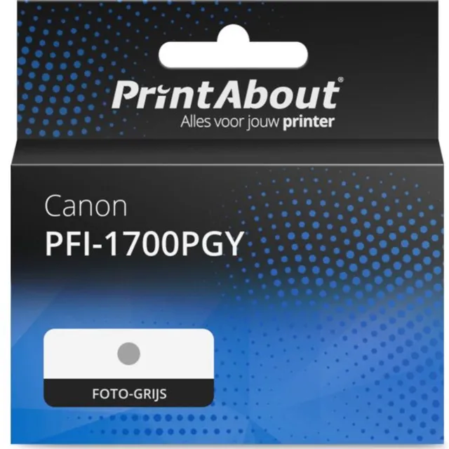 PrintAbout Huismerk Canon PFI-1700PGY Inktcartridge Foto-grijs