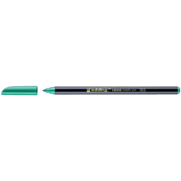 Edding Fineliner edding 1200 074 fijn metallic groen
