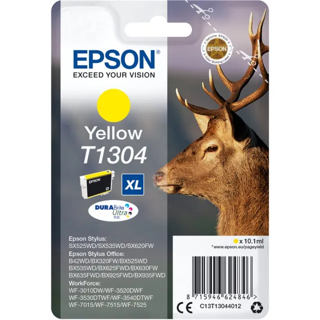 Epson T13044010 Inktcartridge - Geel