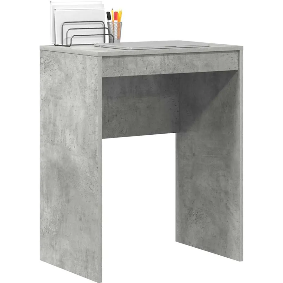 vidaXL Bureau Beton Grijs 60 x 40 x 76 cm