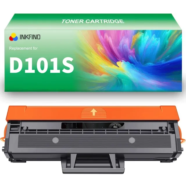 INKFIND D101S tonercartridge compatibel met Samsung D101S MLT-D101S - 1-pack Zwart Zwart x 1