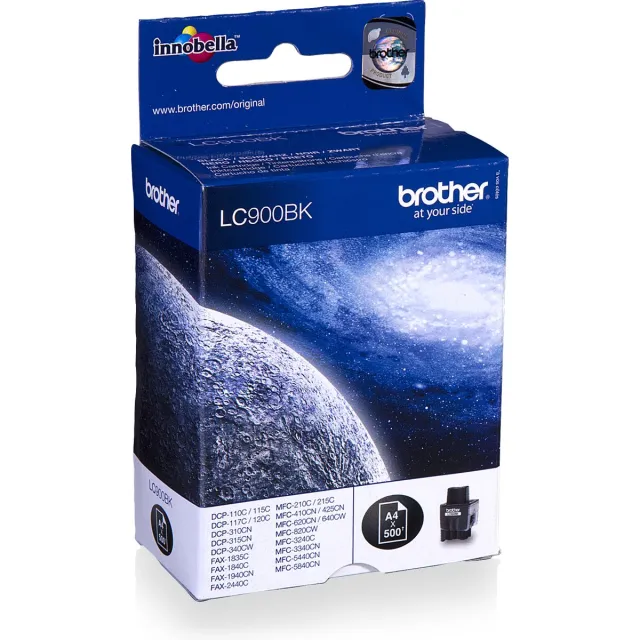 Brother LC-900BK - Inktcartridge / Zwart