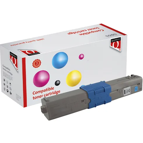 Quantore Toner Quantore alternatief tbv Oki 46490607 blauw