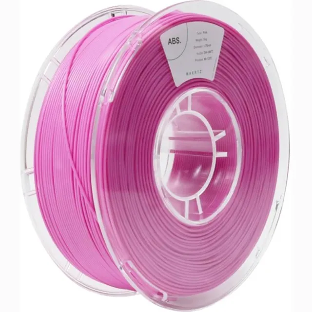 Maertz PMMA-1010-010 PMMA-1010-010 Filament ABS kunststof Chemisch bestendig 1.75 mm 1000 g Pink 1 stuk(s) Kleurloos