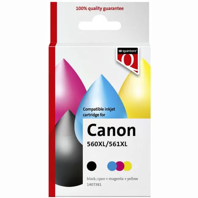 Quantore Inktcartridge quantore can pg560xl cl561xl zw+ kl | 2 stuk onbekend