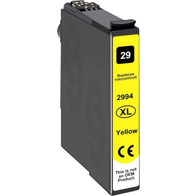Inktkeuze 26XL Geel - Huismerk inktcartridge compatible met Epson Expression Premium XP 510 / Epson Expression Premium XP 520 / Epson Expression Premium XP 600 / Epson Expression Premium XP 605 / Epson Expression Premium XP 610 / Expression Premium XP 615