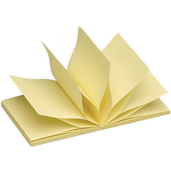 Quantore Memoblok Quantore Z-Note 76x76mm geel