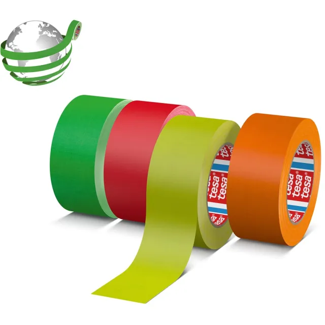 Tesa textieltape, 19 mm x 25 m, neon roze