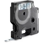 Dymo Huismerk DYMO D1 43610/S0720770 Labeltape 6mm Zwart op Transparant