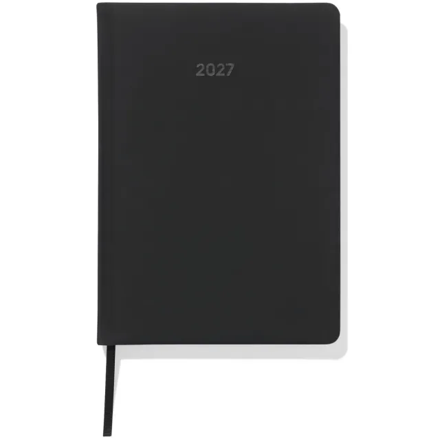 HEMA Agenda 2027 A5 kunstleer zwart (zwart)