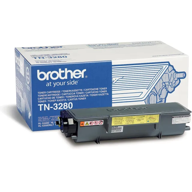 Brother toner, 8.000 pagina's, OEM TN-3280, zwart