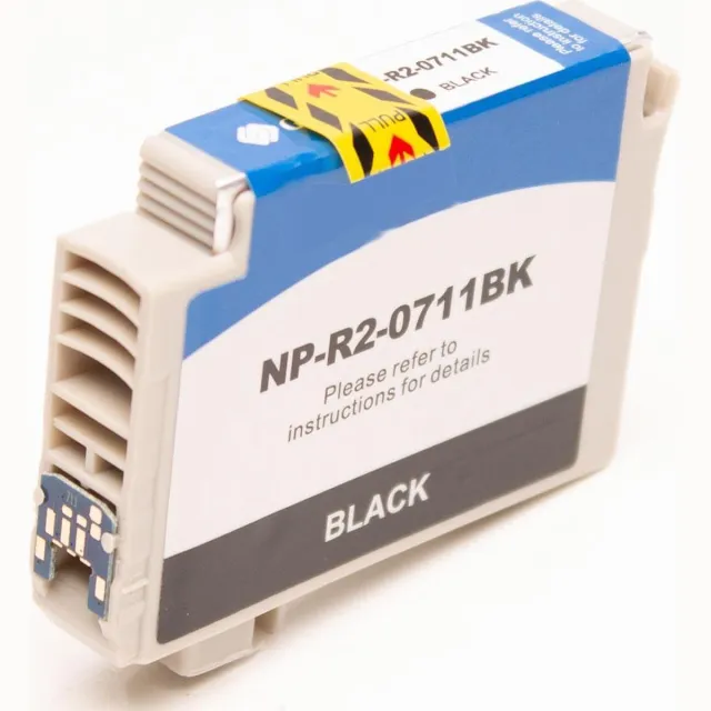 inkmaster Premium Huismerk inkt cartridge voor Epson T0711 XL BK zwart hoge capaciteit Black