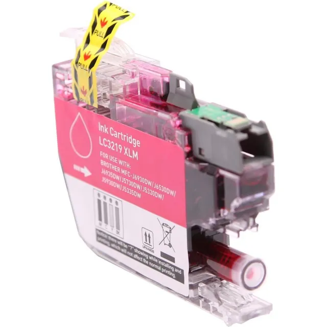 AtotZinkt LC 3219 XL M AtotZinkt Premium Huismerk Cartridge Brother LC 3219XL /LC-3217XL M Magenta rood cartridge voor Brother MFC-J5330 DW, J5730DW, J5930DW, J6530DW, J6535DW, J6930DW, J6935DW Hoge capaciteit