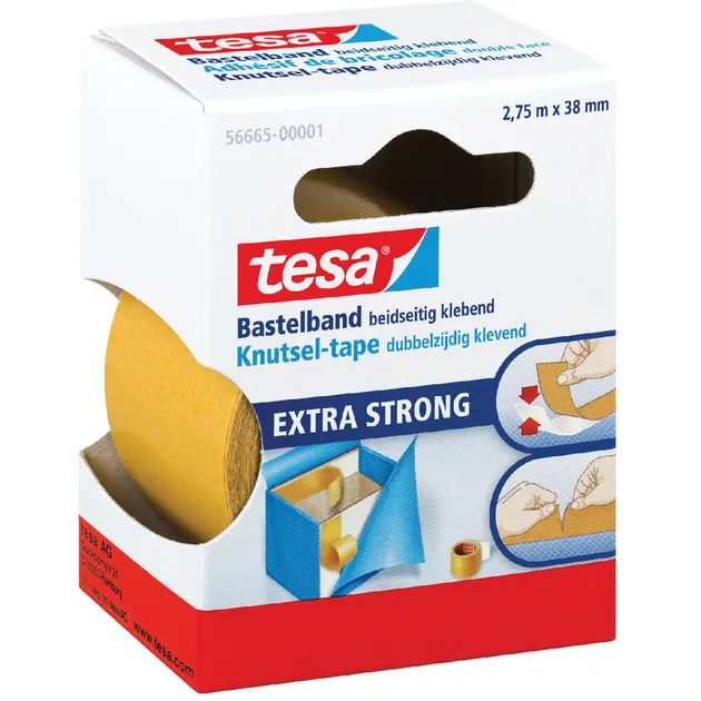 Tesa Dubbelzijdige knutseltape tesa® 2,75mx38mm transparant