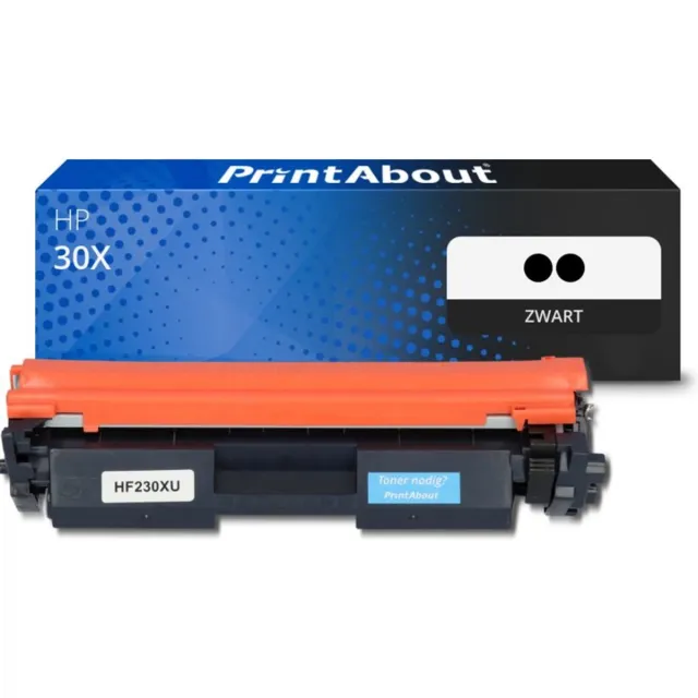 PrintAbout huismerk Toner 30X (CF230X) Zwart Multipack geschikt voor HP